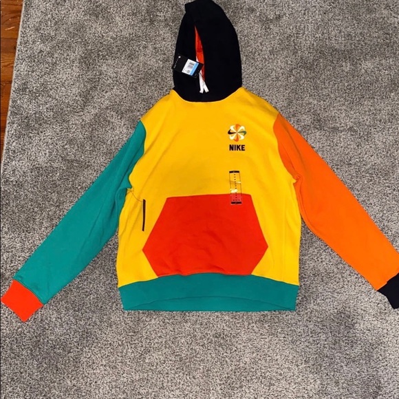 Multicolor nike hoodie Clearance